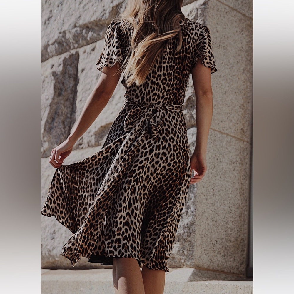Shannon McLean Peace Love & Fashion Wrap Dress with waist tie